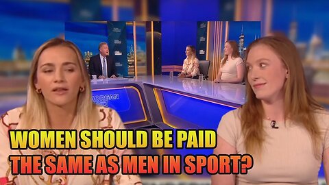 Justpearlythings returns to Piers Morgan uncensored to discuss equal pay for women's sport debate