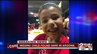 Missing 7-year-old found safe in Arizona