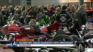 William Davidson's great grandson Bill on buying his Harley-Davidson motorcycle