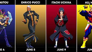 Anime Characters Born In June