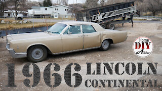 No Rust 1966 Lincoln Continental Barn Find