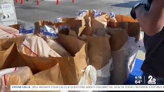 Tendea Family hosts third emergency grocery giveaway in East Baltimore