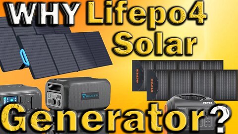Lifepo4 Solar Generator - Why Choose This Type Of Solar Genrators?