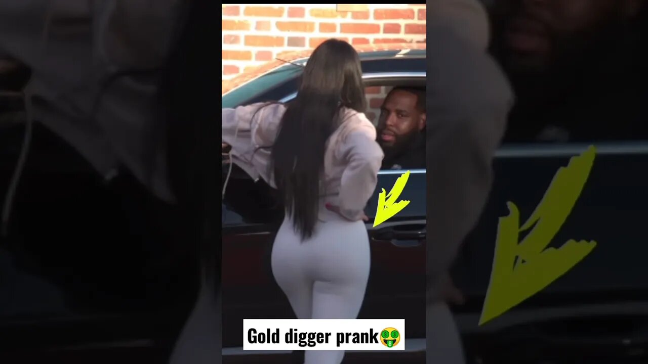 Gold digger prank🤑😍 #shorts #goldduck #golddiggerprank2023