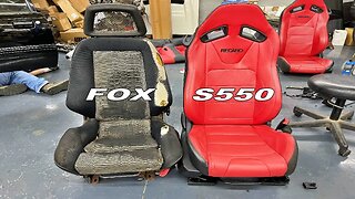 Think S550 Mustang seats are too big for a fox body, check this out!