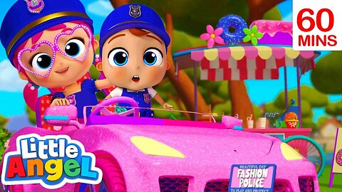 Fashion Police Jill and Baby John are on the Way! | Little Angel Kids Songs & Nursery Rhymes