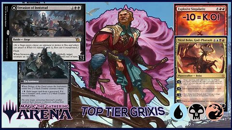 "Dominating Historic with Grixis Midrange featuring Nicol Bolas & Crucias" | MTG Arena (Historic)