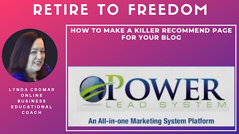 How to make a killer recommend page for your blog