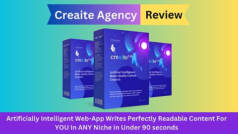 ✅Creaite Agency Review 👉AI Web App Writes Perfectly Readable Content In ANY Niche