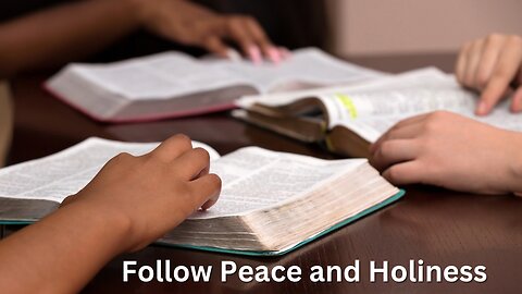 Follow Peace and Holiness Dr CE Cowan Camp Meeting Holy Ghost Anointed Sermon