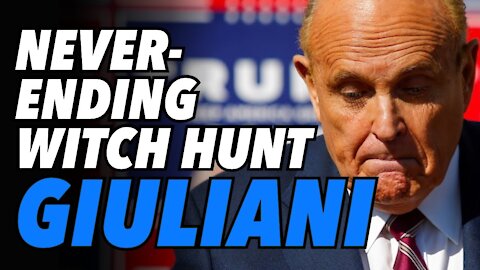 Never-ending witch hunt. Giuliani suspended from practicing law in New York state