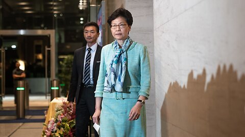 Hong Kong Leader Forced To Abandon Speech After Protests