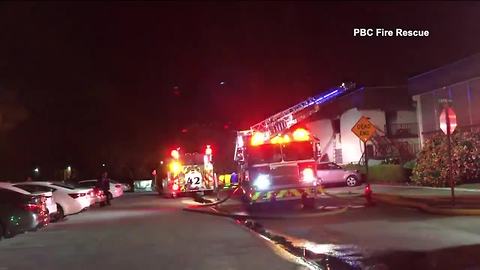 Six people, dog displaced by fire inside Kings Point development in Delray Beach