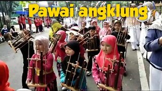 karnaval anak RA 2022 kota tasikmalaya || pawai angklung.