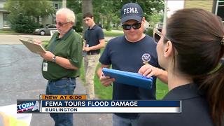 FEMA tours flood damaged areas of SE Wisconsin