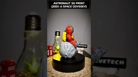 3D Printed Astronaut | 2001: A Space Odyssey #shorts #2001 #3dprinting #giveityourbestshort