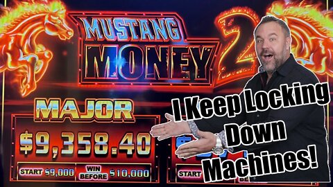 Mustang Money 2 - LOCKING DOWN MACHINES! Potawatomi Hotel & Casino