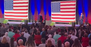 Social Media Reacts After Trump Takes Stage in Iowa to Song Lyrics About 'Going to Prison'