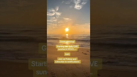 Starting our daily LIVE sunrise in 54321….Join us! Follow and subscribe #boardwalk #seasideheights