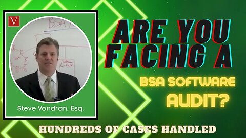 Business Software Alliance (BSA) Audits by Attorney Steve®