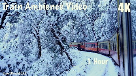 1 Hour of Icy Elegance: Train Ambience and Classic Piano