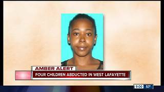 Amber Aler tissued for four kids from West Lafayette