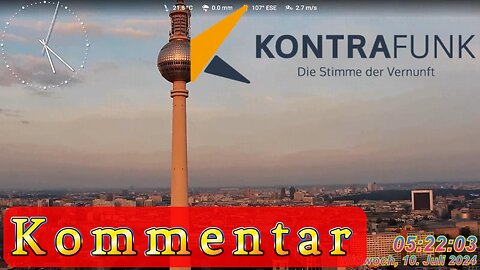 Kommentar im Kontrafunk 10.07.2024 - Frank Wahlig #glaubewenig, #hinterfragealles, #denkeselbst