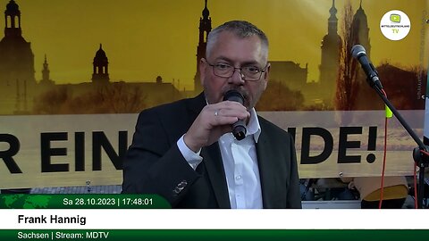 Frank Hannig - Rede in Dresden am 28.10.2023