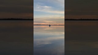 The bay is calm… Under the Oak Park in Panama City, Florida