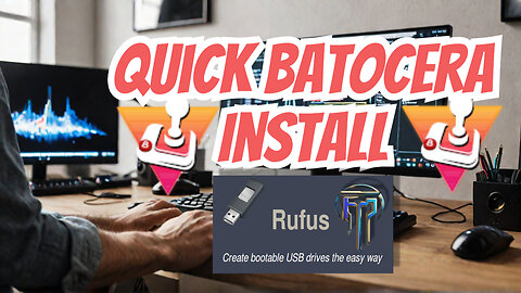 Install Batocera in under 3 minutes! Lets go! #retro #batocera #rufus #retrogaming