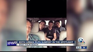 Keith Urban's wild night at SunFest goes viral, gives concert national attention