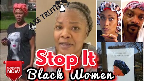 Stop It Black Women - Monique PSA stop wearing jiffy pop bag in public