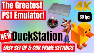 NEW PS1 EMULATOR IS FANTASTIC!!! - DUCKSTATION INSTALLATION GUIDE!