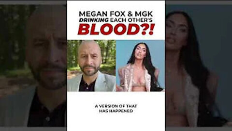 Megan Fox & MGK Drinking Each Other’s Blood?! #shorts