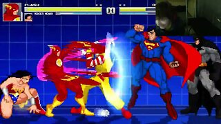 Justice League Members (Batman, Superman, Flash, And Wonder Woman) VS Ronald McDonald In A Battle