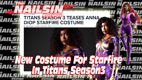 The Nailsin Ratings: New Costume For Starfire In Titans Season 3