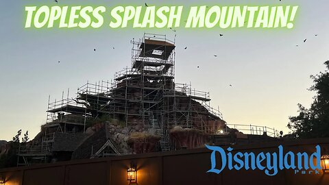 Top Off Of Splash Mountain | Tiana’s Palace looks GREAT! | Disneyland Resort Construction Update!
