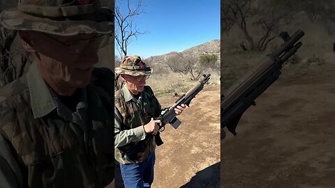 Shooting the Springfield Armory M1A SOCOM 16 #shooting #gun #sprinfieldarmory #socom2 #gunsdotcom