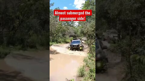 You Won’t Believe It!We Almost Sunk Our Truck in a Bog Hole!! #shorts #offroad #jeep