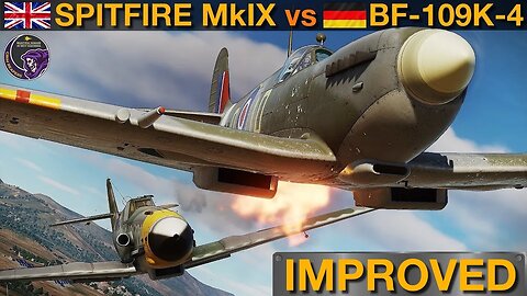 MUCH IMPROVED Spitfire MkIX vs BF-109K-4: Dogfight | DCS WORLD