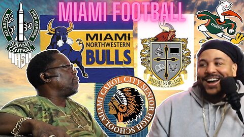 RBW and Jimmy talk about MIAMI HIGH SCHOOL FOOTBALL — What’s your team?🏈