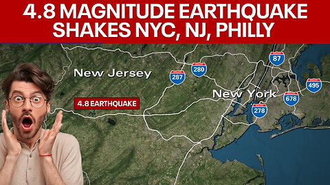 4.8 MAGNITUDE EARTHQUAKE RATTLES NYC NEW JERSEY, IS THE END OF THE WORLD COMING