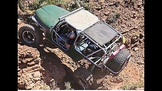 2023 Palo Duro Challenge - Broken Window Trail - ending obstacle - #jeep #crawling #offroad