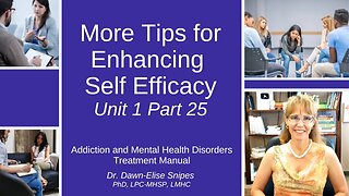 More Tips for Enhancing Self Confidence | Unit 1 Part 25 | Addiction and Mental Health Recovery