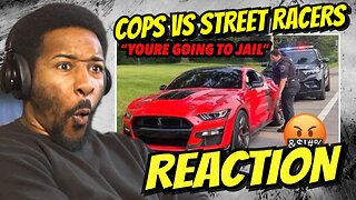 COPS VS STREET RACERS - BEST MOMENTS CAUGHT ON CAMERA | REACTION!