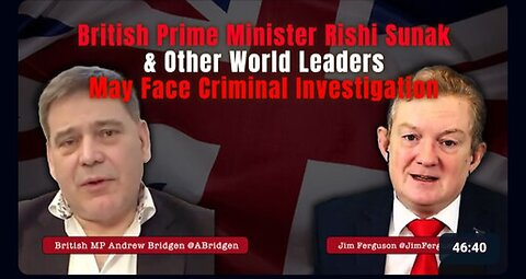 British Prime Minister Rishi Sunak & Other World Leaders May Face Criminal Investigation