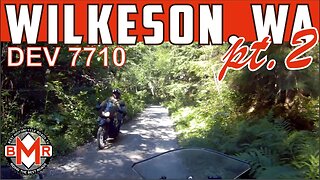 Kawasaki KLR 650 Dual Sport Adventure Ride up Rd 7710 Wilkeson, WA | PART 2