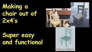 Building a Chair using 2x4's