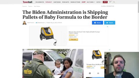Biden Admin shipping pallets of baby formula to the border