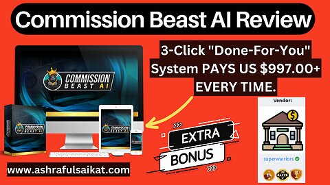 Commission Beast AI Review + $3,900 Booster Bonus (App by Glynn Kosky)